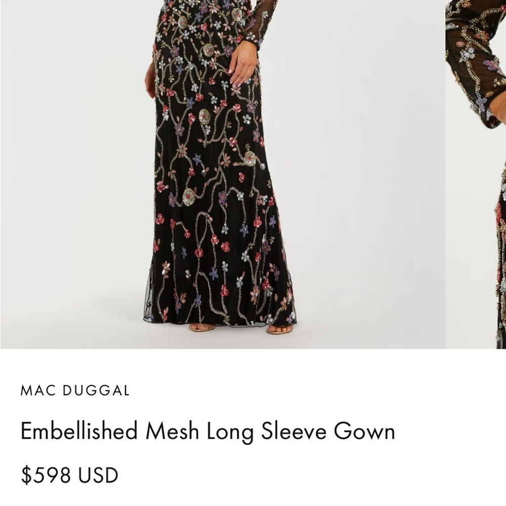 Mac Duggal #6135 - Picture 6 of 7
